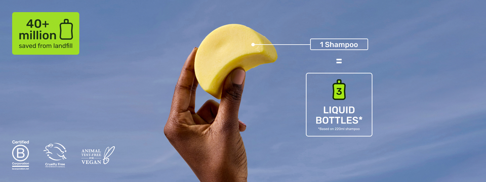 1 Ethique Beauty Solid Shampoo is equal to 3 liquid bottles.