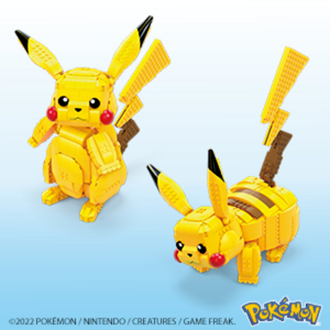 Pikachu géant - Pokémon à construire