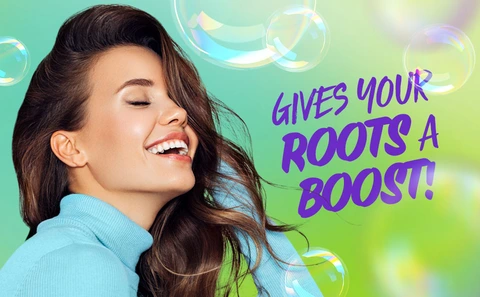 Gives your roots a boost.