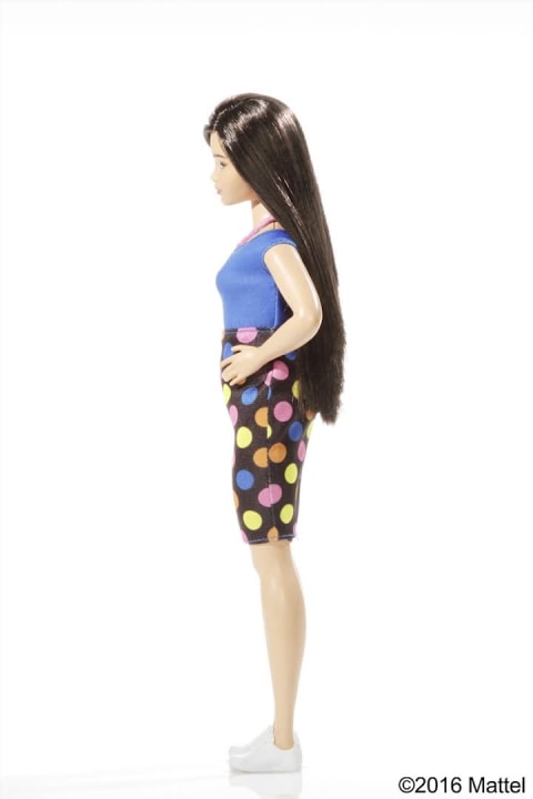 green emerald velvet dress 2014 Fashionistas Summer Dots Barbie (CFG16)