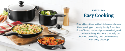 Farberware 12-Piece Easy Clean Nonstick Pots and Pans/Cookware Set,  Blackcookware pots and pans set - AliExpress
