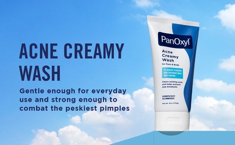 Acne Creamy Wash: Gentle enough for everyday use and strong enough to combat the peskiest pimples