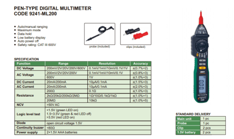 FI5072 | Pince multimètre 6000 points TRMS AC, 600 A AC, 600 V CATIII, 300  V CATIV, Ø30 mm, double positionnement AMPMIN