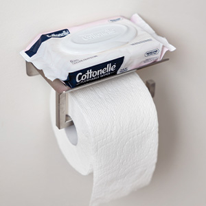 Pair Cottonelle flushable wipes with Cottonelle toilet paper