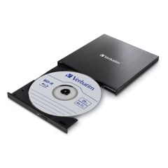 Verbatim 43889 lecteur de disques optiques Blu-Ray RW Noir Graveur Blu-ray  externe, Ultra HD 4K, USB 3.1 Gen 1 Type C (43889) prix Maroc