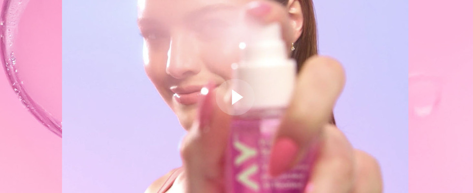 thumbnail video image 2 of Almay Protect & Set Spray, Hydrating Makeup Setting Spray, Vegan, 100, 2.7 fl oz, 2 of 12