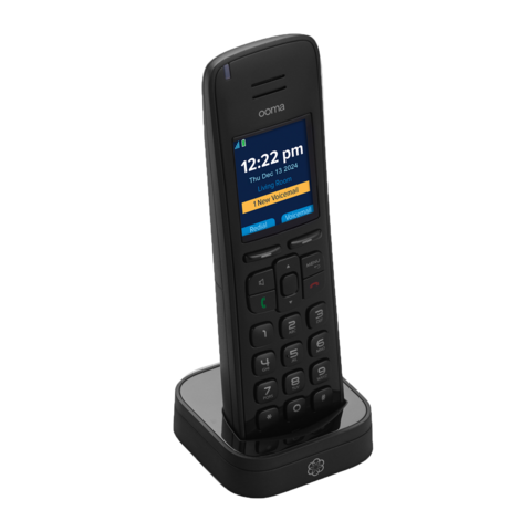  Ooma Telo VoIP Free Internet Home Phone Service. Affordable  landline replacement. Unlimited nationwide calling. Call on the go with  free mobile app. Low international rates. Can block robocalls, black 