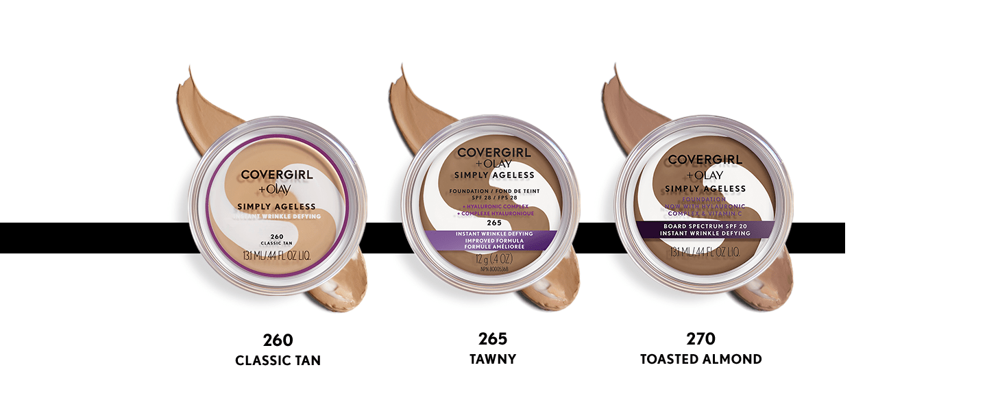 covergirl olay simply ageless color chart