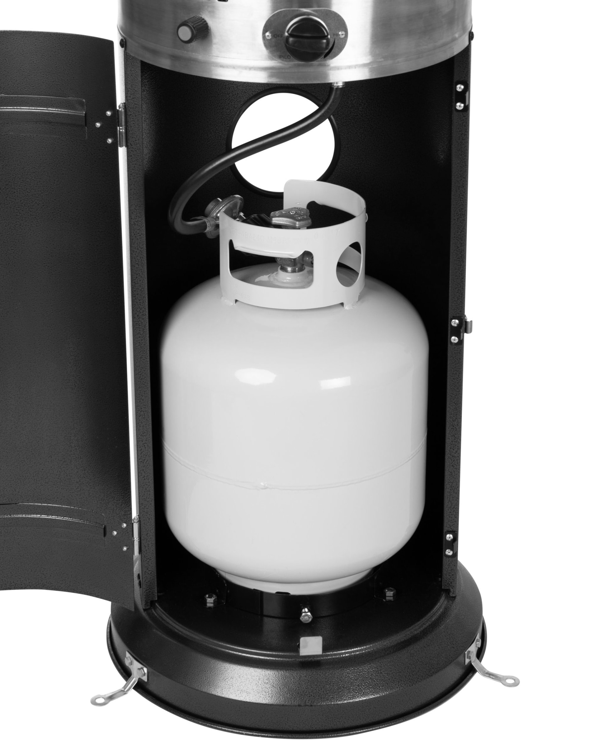 Fire Sense Spiral Flame Patio Heater, 40,000 BTU Stainless Steel Burne