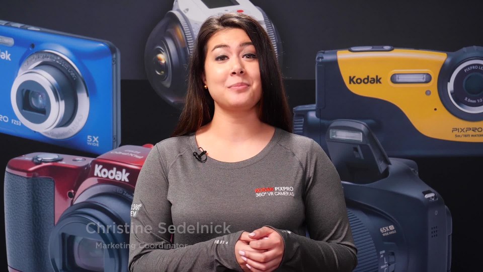 KODAK PIXPRO FZ43 Point Shoot Camera - Compact 16MP, 4X Zoom, HD