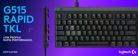 LOGITECH G515 RAPID TKL (80%) Gaming Keyboard, Black - Canada