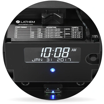 Lathem Thermal Print Time Clock System, Black (2100HD) | Staples