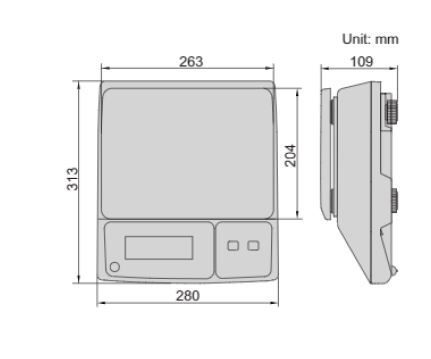 Insize USA LLC Portion Control & Counting Bench Scales, Scale Type: Digital Scale, System of Measurement: Grams, Display Type: LCD 8001-6