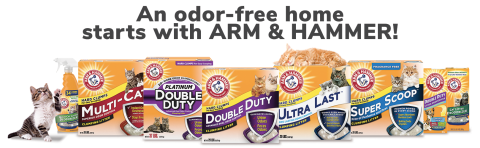 Arm Hammer Double Duty Clumping Clay Cat Litter Scented Low Dust Low Tracking