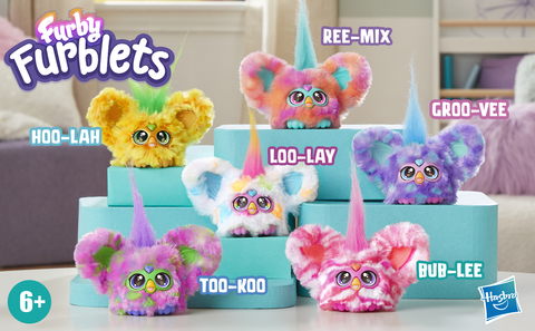Furby Furblets Too-Koo Mini Electronic Plush Toy for Girls & Boys