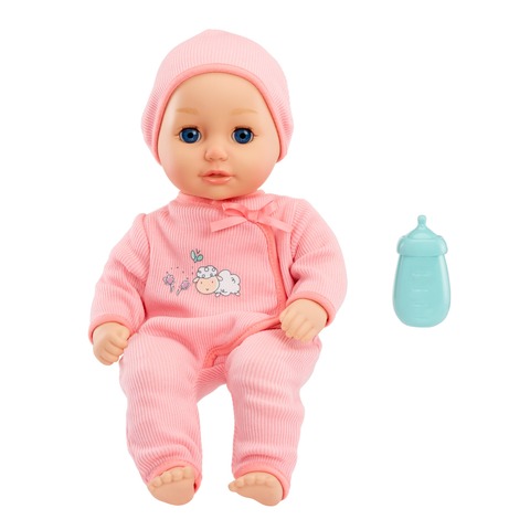 Baby Born My First Baby Doll Annabell w Blue Eyes Realistic Soft Bodied Kids Ages 1 Eyes Open Close Bottle