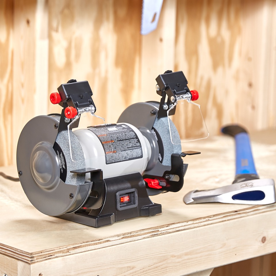 Porter Cable 6 In Bench Grinder With Built In Light In The Bench Grinders Department At Lowescom