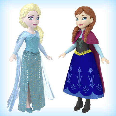 Kit bonecas anna elsa e turma frozen extra, extra