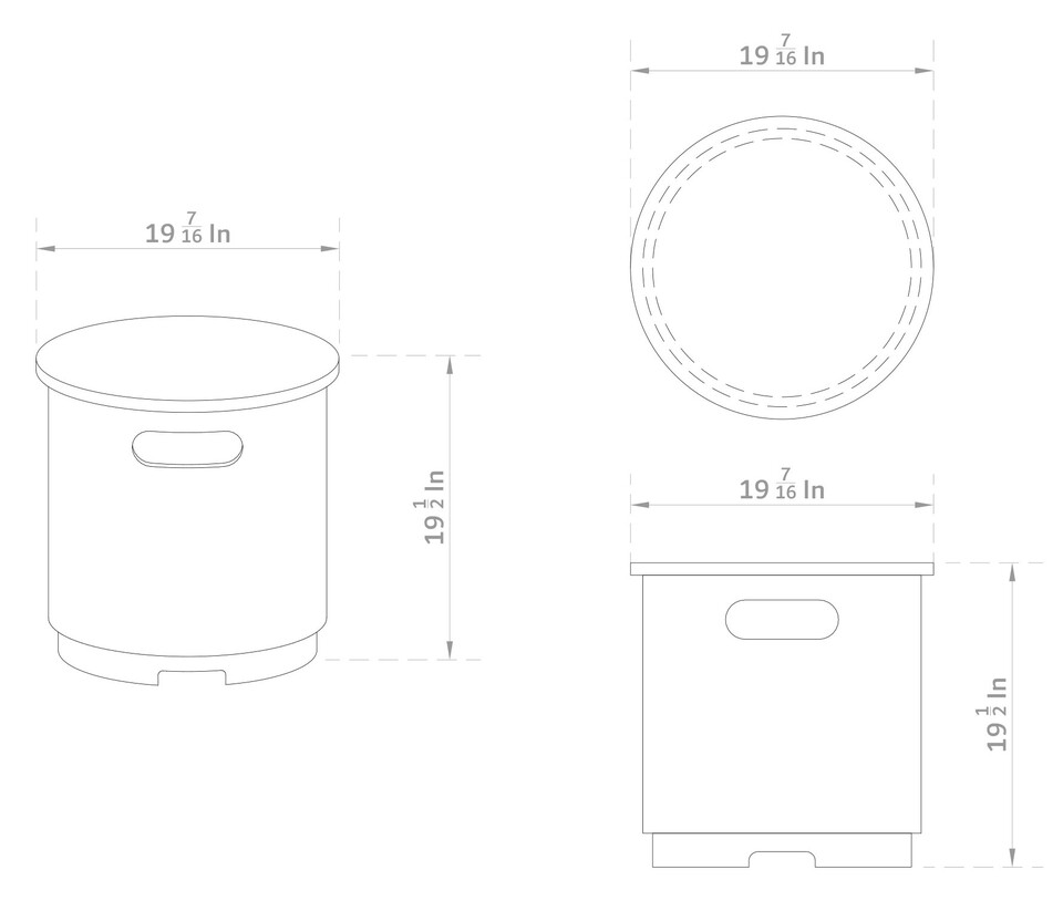 Hestia Tank Dimensions