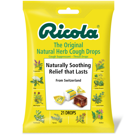 Ricola Throat Drops Cough Suppressant The Original Natural Herb