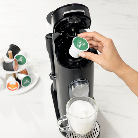 Prepáralo con tu cápsula de café favorita