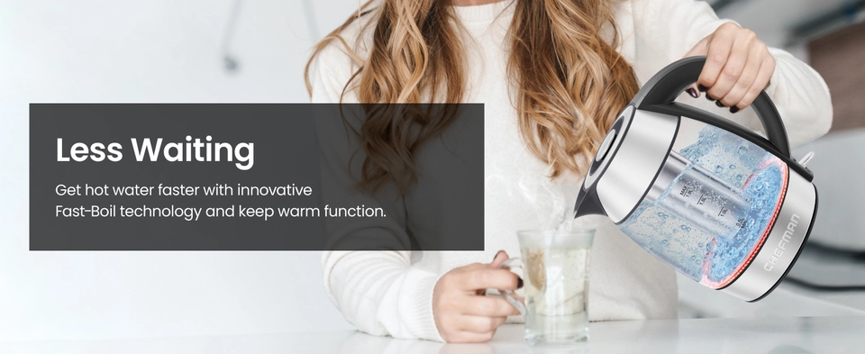 Chefman Power Infusion+ 1.8L Keep Warm Kettle