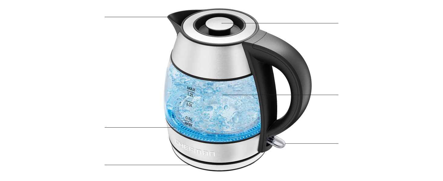 Buy Croma 1500 Watt 1.2 Litre Electric Kettle with Auto Shut Off