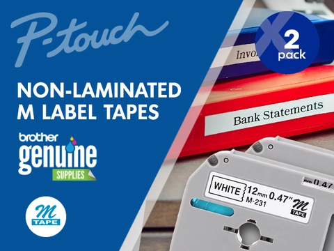 BROTHER TZe-231 Nastro Per Etichettatrici P-touch, 12 Mm X 8 M, Nero Su - Foto 8