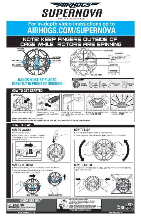 Air Hogs Supernova Drone Instructions - Picture Of Drone