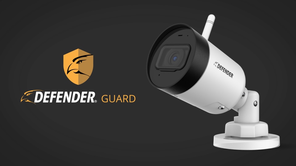 Defender Guard 2K Resolution WiFi. PlugIn Power, Indoor & Outdoor
