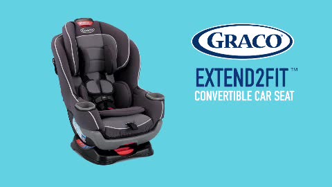 Graco Extend2Fit Convertible Car Seat, Ride Rear-Facing Longer, Gotham - image 2 of 8