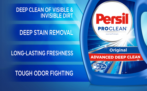 Persil ProClean Liquid Laundry Detergent, Original, 150 Fluid Ounces, 96  Loads