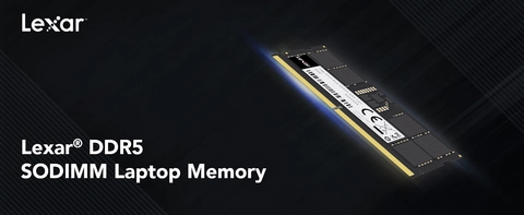 Lexar 16GB (1x16GB) DDR5 SODIMM RAM 5600MT/s (or 5200MT/s or