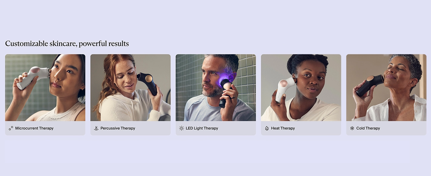 Therabody TheraFace PRO 6-in-1 Facial Health Device in White