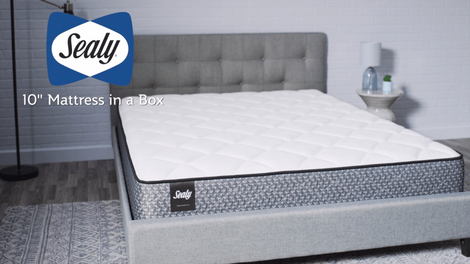 sealy response essentials innerspring mattress in a box