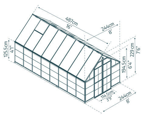 Balance 8 ft. x 16 ft. Specifications