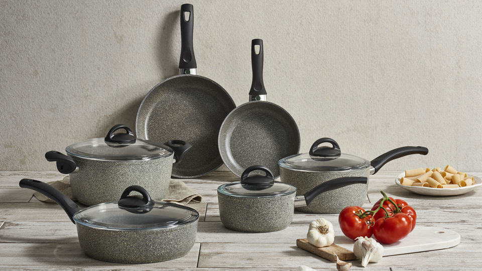 thumbnail video image 2 of BALLARINI Parma by HENCKELS Nonstick 12-Inch Aluminum Fry Pan, Made in Italy, 2 of 5