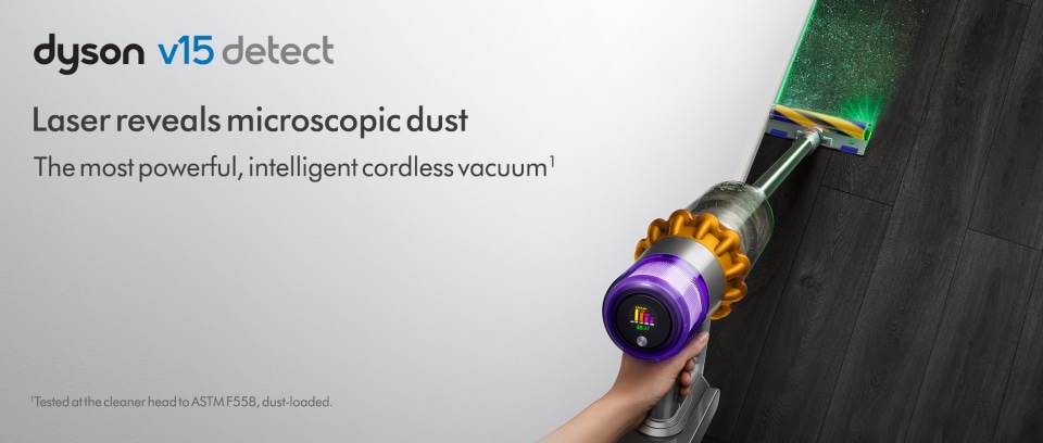 Dyson V15 Detect Vacuum | Yellow/Nickel | New