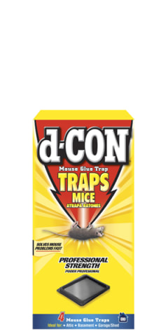 d-CON MOUSE GLUE TRAP 12/4CT - pest control