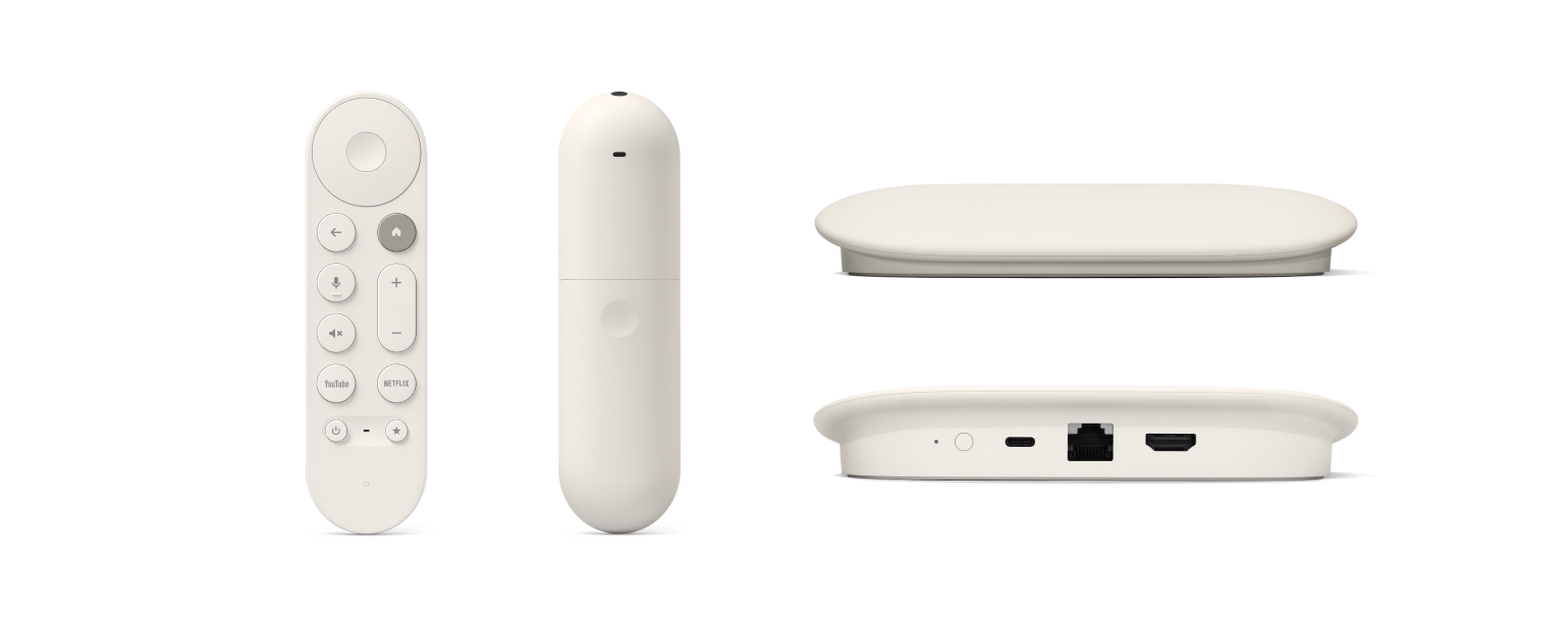 Google TV Streamer (4K) + Google TV Streamer Voice Remote