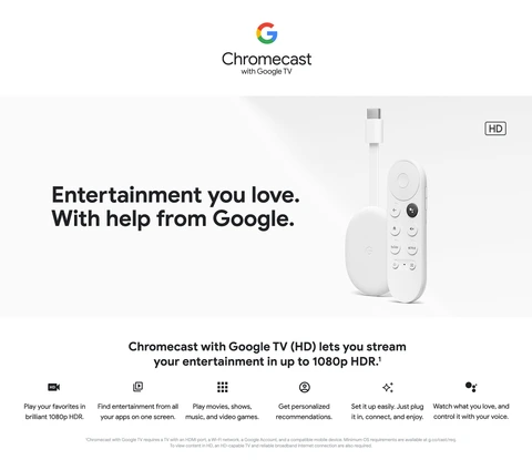 Google Chromecast with Google TV - Micro Center