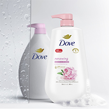 Dove Shower Gel winter care , mango , rose peony 225 ml x 3
