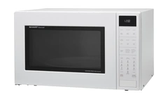1.5 cu. ft. 900W White Convection Countertop Microwave Oven