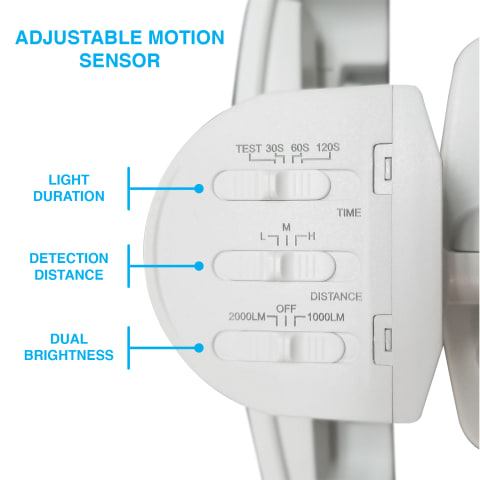 Adjustable Motion Sensor with Multiple Settings