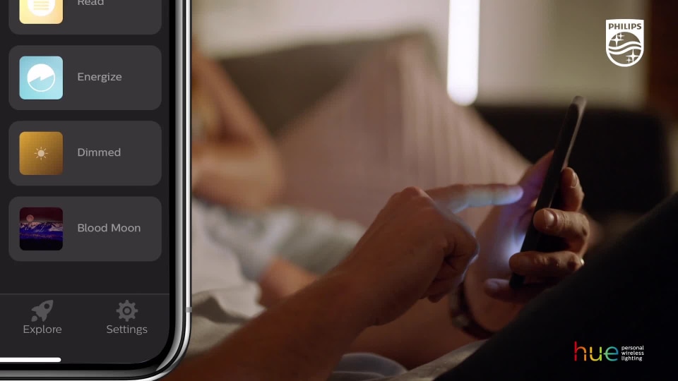 thumbnail video image 2 of Philips Hue Play Light Bar Single Base Pack, Black, LED, 2 of 8