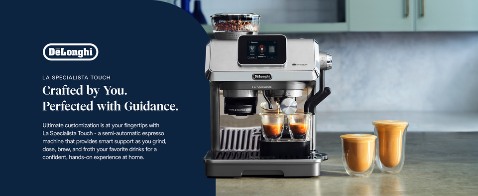 thumbnail video image 2 of De'Longhi La Specialista Touch Espresso Machine with Cold Brew & Auto LatteArt Technology, 2 of 13