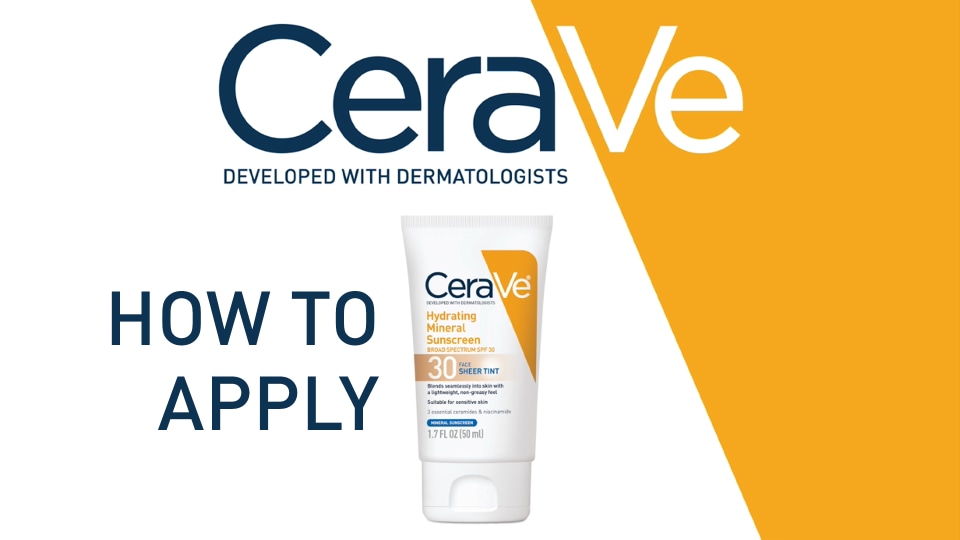 thumbnail video image 2 of CeraVe Tinted Hydrating Mineral Sunscreen Lotion SPF 30 for Face with Sheer Tint, 2 of 14