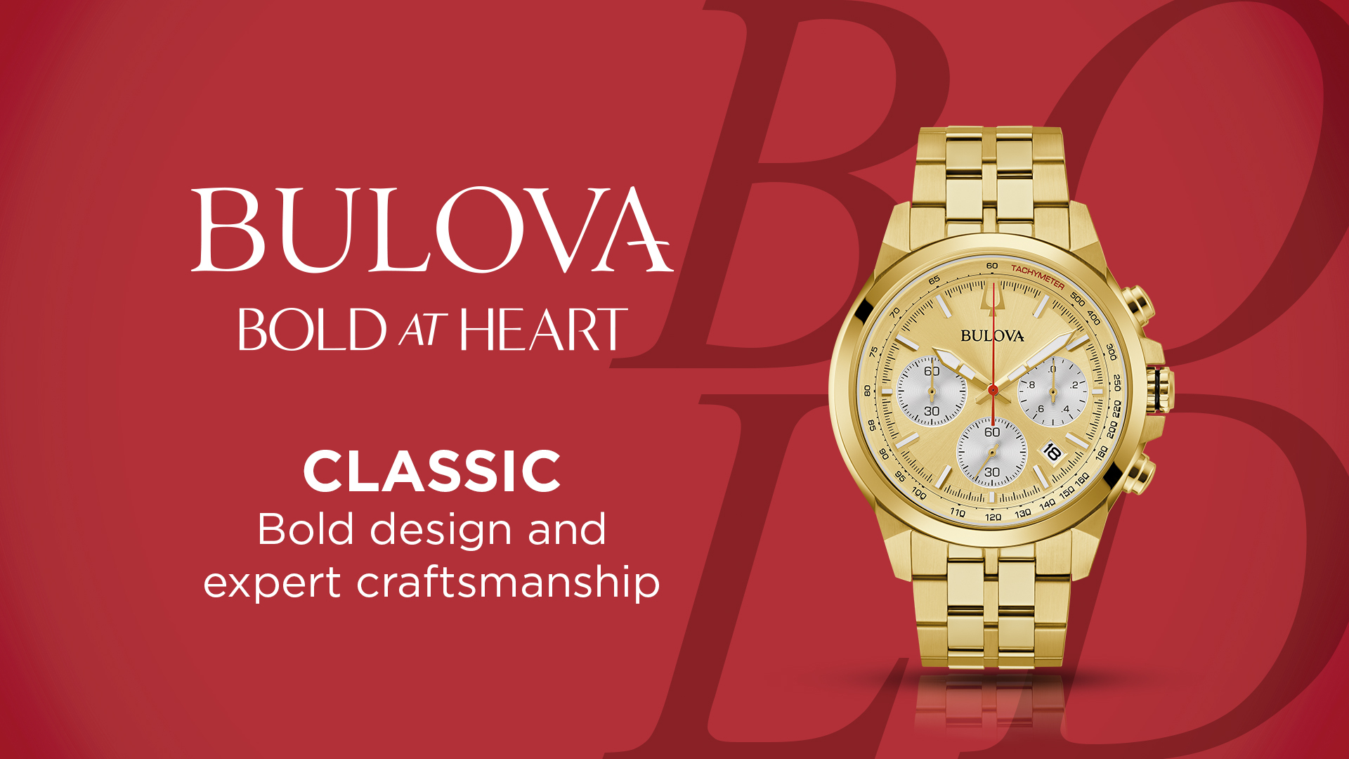 Bulova Classic Chronograph Stainless Steel Quartz Men's Watch | RocArmor
