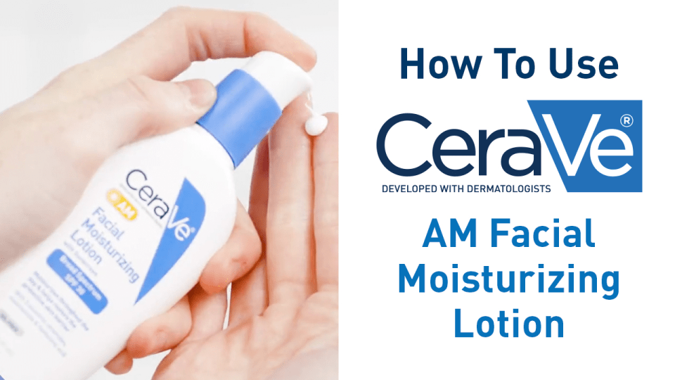 CeraVe AM Lotion Face Moisturizer with SPF 30, Normal to