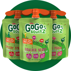  GoGo squeeZ BIG Variety Pack, BIG Pear & BIG Raspberry, 4.2 oz.  (Pack of 20), Unsweetened Fruit Snacks for Kids, Gluten Free, Nut Free and  Dairy Free, Recloseable Cap, BPA Free